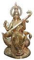 Brass Saraswati Ji Idol Statue 28.5Kg